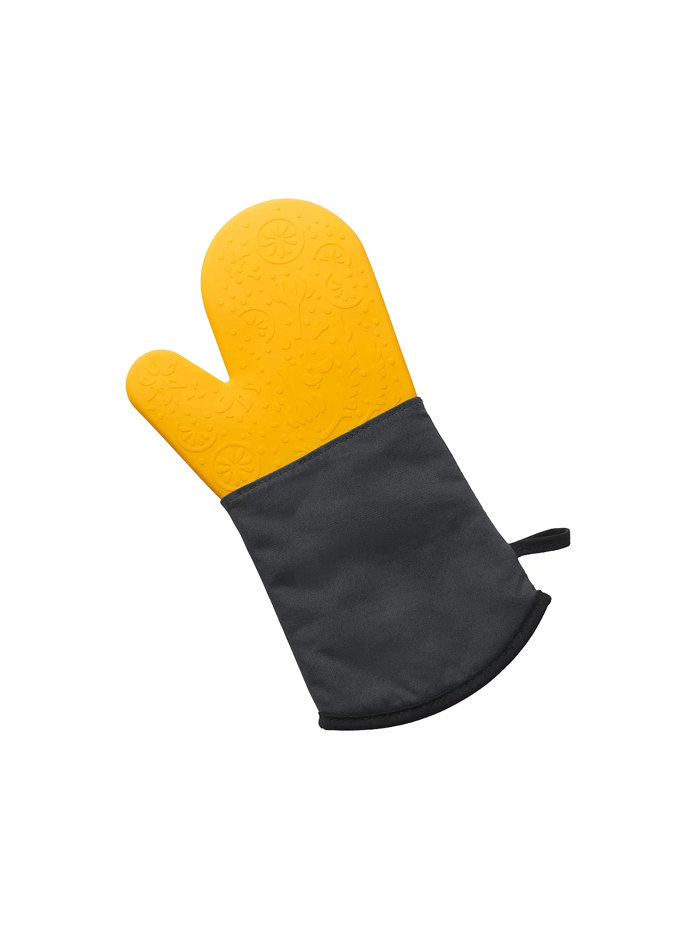 LURCH | Silikon Backhandschuh Gelb / Schwarz | 
